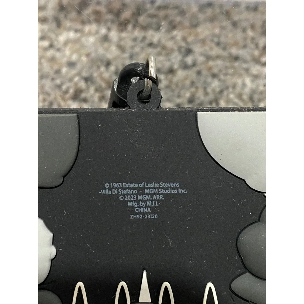 Bag Clip The Outer Limits Unisex Black/Gray New 3D Foam Keychain OS